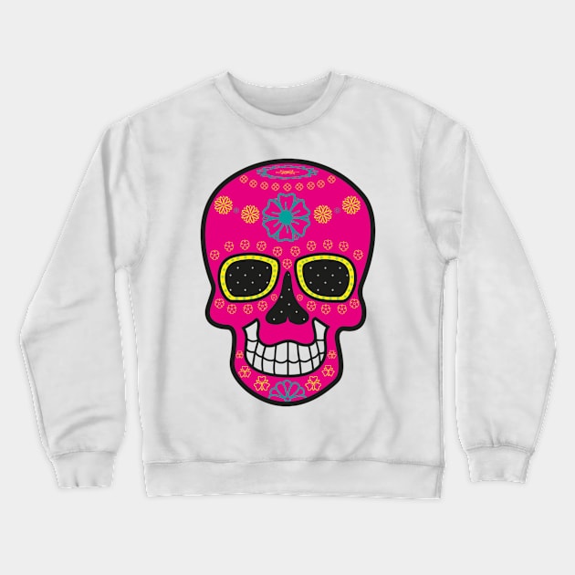 Skull, Halloween Night, Halloween Party Crewneck Sweatshirt by Style Conscious